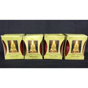 Bridgewater Candle Co Votive Candle Cubes Christmas Bliss 2oz Set‎ of 4 NOS NEW